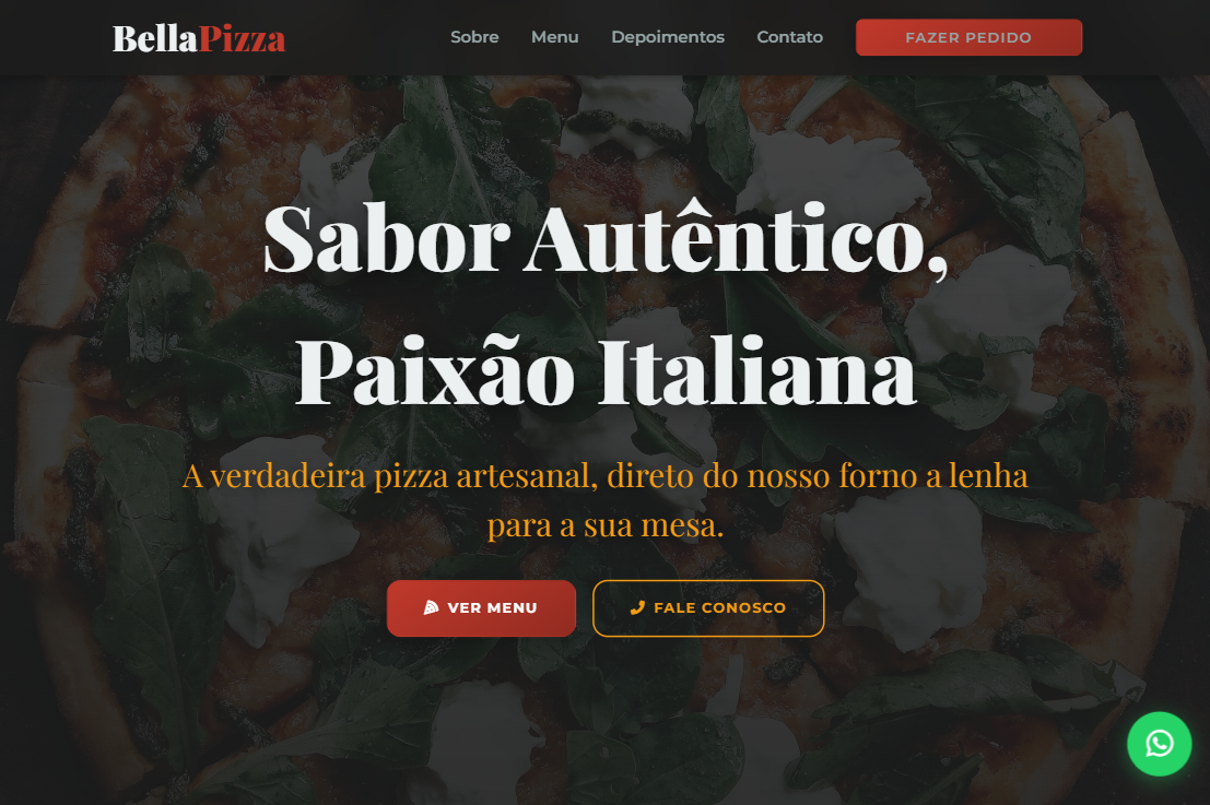 Bella Pizza Website